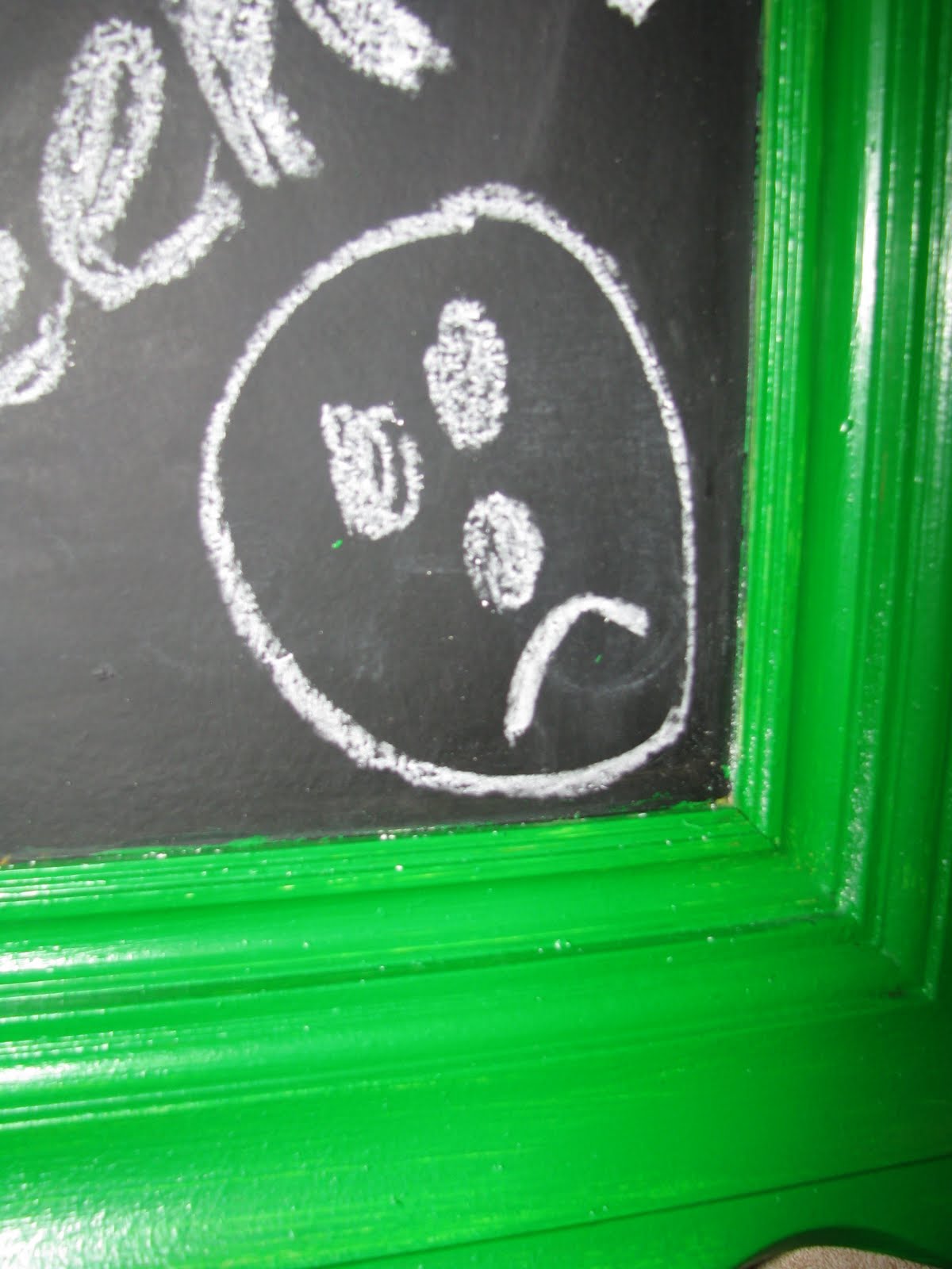 Repainting my chalkboard- what was I thinking?
