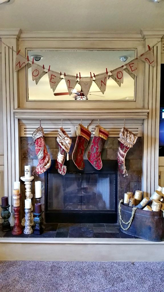 Some thoughts about your Christmas mantel and how EXACTLY is mantel spelled anyway?