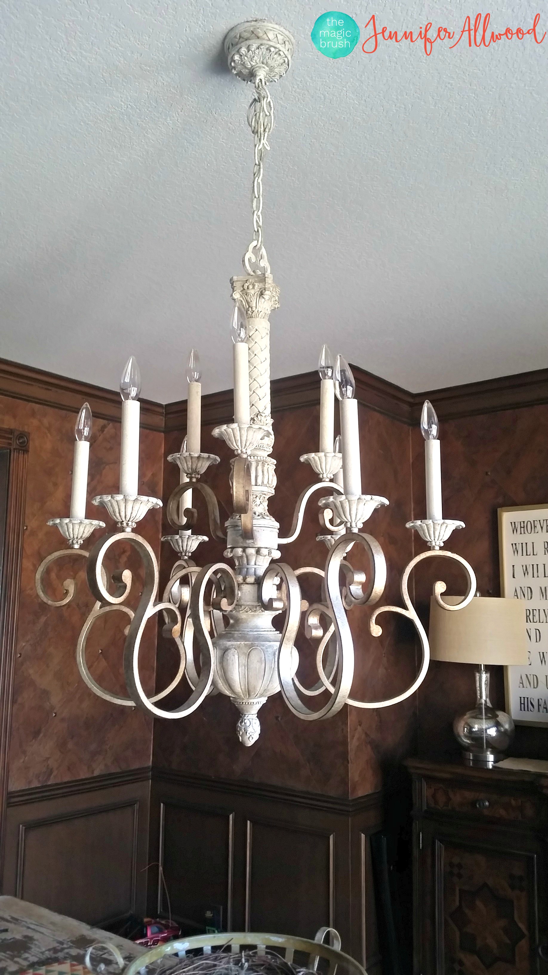 Painting chandeliers