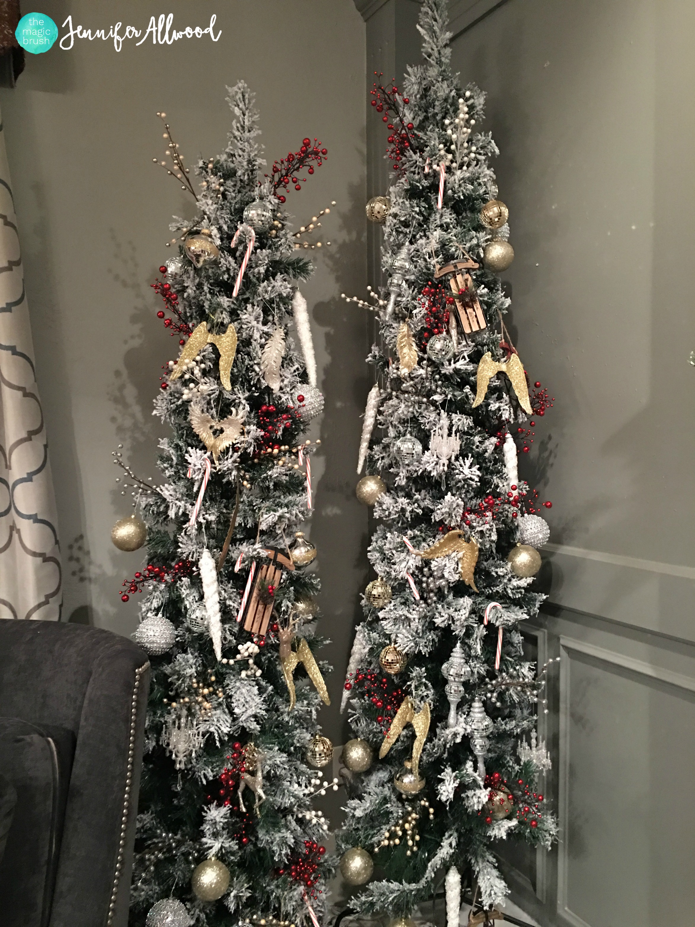 Skinny Pencil Christmas Trees