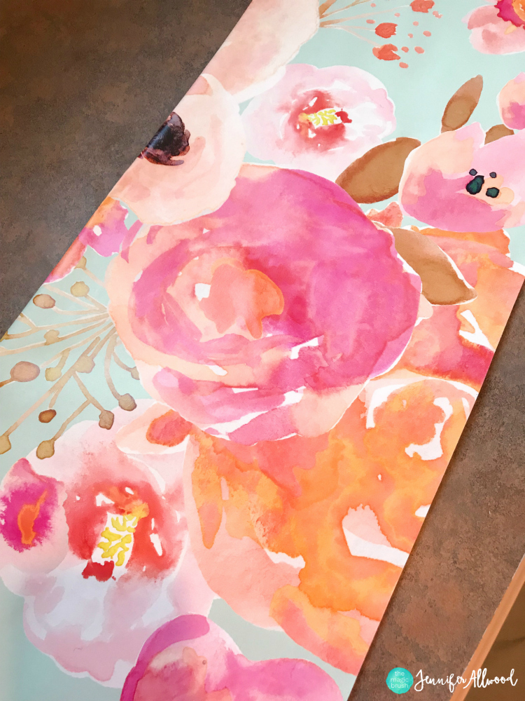 Floral Wallpaper Craftroom Makeover Jennifer Allwood Magic Brush