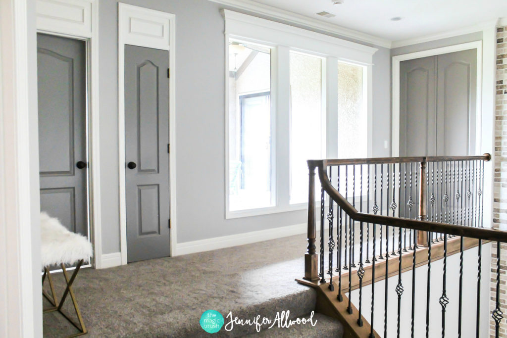 Gray Interior Door in Pewter Cast | Jennifer Allwood