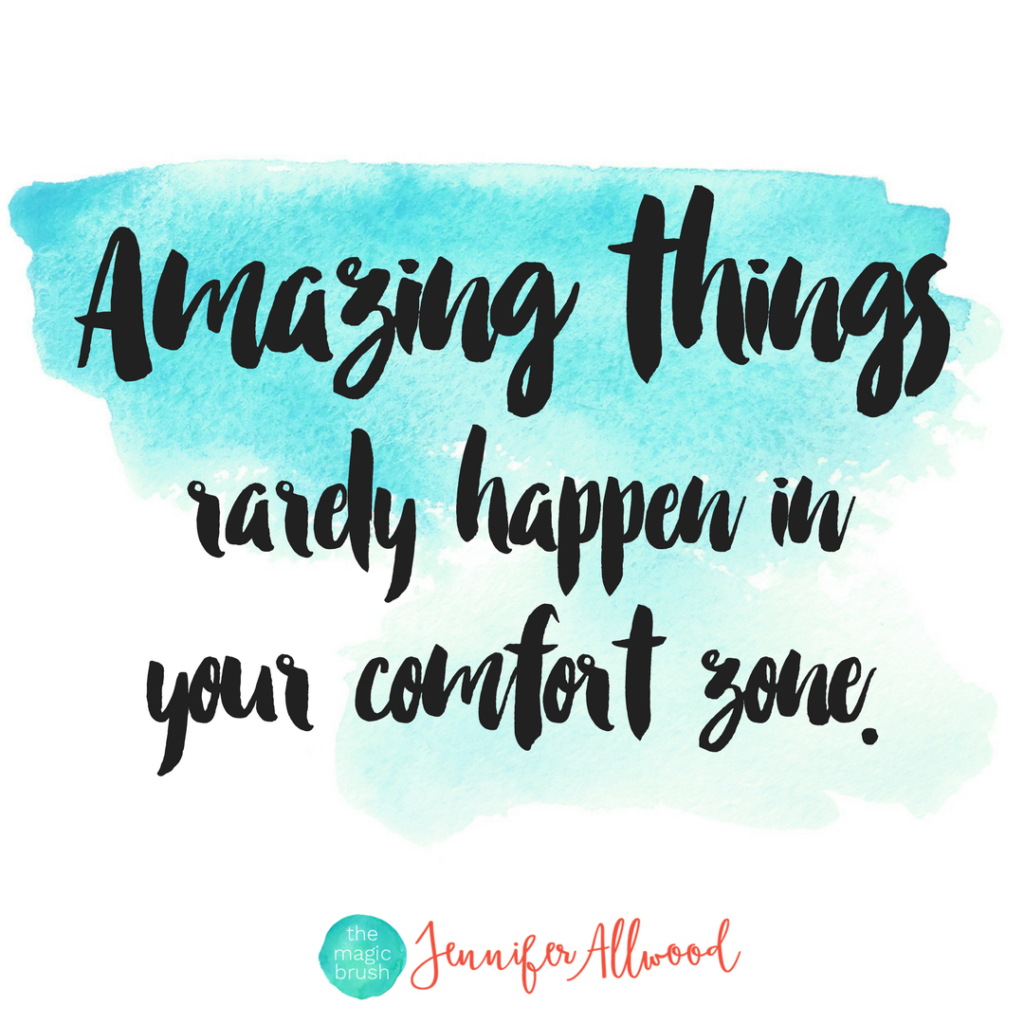 Amazing Things rarely happen in your Comfort Zone