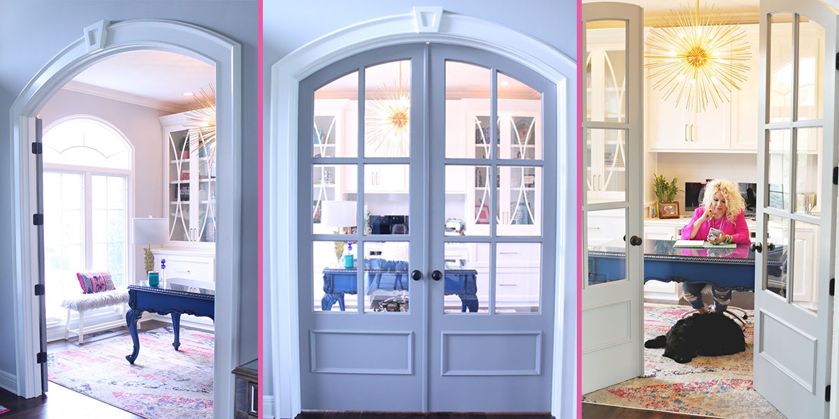 New French Doors for My Home Office!