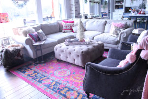 jennifer allwood's colorful living room rug
