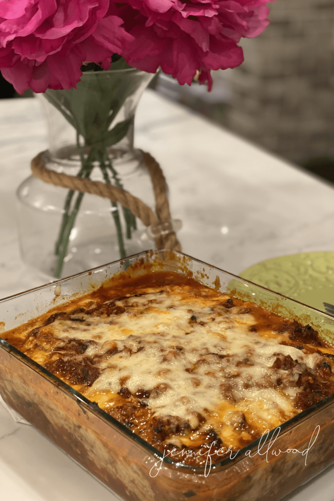 finished eggplant lasagna